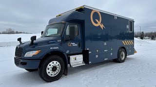 L’électrification des camions utilitaires d’HydroQuébec passe par la Beauce [upl. by Leinod]