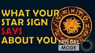 What your Zodiac Star Sign says about you Astrology Explained  Myth Stories amp Explore Mode Collab [upl. by Hayman849]