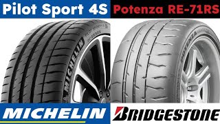 Michelin Pilot Sport 4S vs Bridgestone Potenza RE71RS [upl. by Cloris]