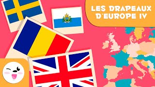 Les drapeaux dEurope IV  Géographie pour les enfants [upl. by Mikkanen]