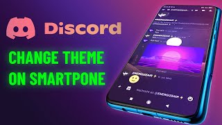 How to change Discord Theme on Mobile 2022  Change Discord Background on Android Smartphone App [upl. by Ashbey324]