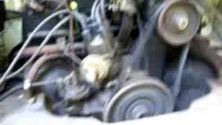 1959 VW Karmann Ghia engine run 36hp [upl. by Natsyrt109]