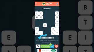 WordBrain 2 Daily June 4 MOVIES Answers  Wordbrain 2 Daily Answer [upl. by Irena]