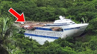 Backpacker Discovers LONG LOST Ship in Dense Jungle But Regrets It After Going Inside [upl. by Yenahs]