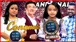 Winner Announcement of Saregamapa Lil Champs 2022  Saregamapa 2022 Winner Finale Episode 2022 [upl. by Caasi]