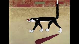 Looney Tunes  Un gato en el zoológico Silvestre Piolín 1957  Español Latino Remasterizado [upl. by Anaej845]