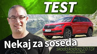 2018 škoda kodiaq 20 TDI 4x4 DSG sportline  test [upl. by Tremain]