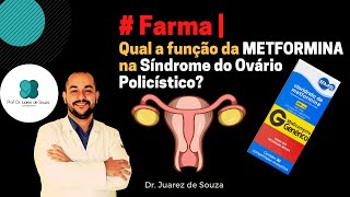 SOP x Metformina  Qual a função da METFORMINA na Síndrome do Ovário Policístico [upl. by Carmena65]