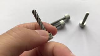 Custom knob screw flat head Knurled Thumb Screws in steel or stainless steel Aluminum metric [upl. by Wera922]