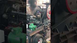 BTMA Diesel Generator Mobile CrusherStartup Video [upl. by Yar]