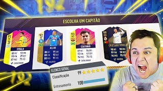 O DRAFT QUASE PERFEITO SÓ CARTA MONSTRA FIFA 18 FUT DRAFT ⚽🔥 [upl. by Souza990]