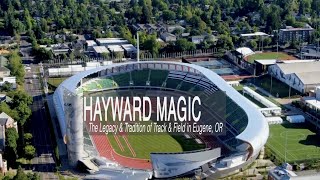 TRAILER Hayward Magic  The Legacy of Track amp Field in Eugene Oregon USA [upl. by Dollie607]