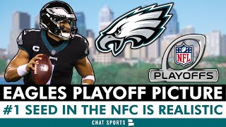 UPDATED Eagles Playoff Picture How Philadelphia CAN REALISTICALLY Get 1 Seed  NFC Playoff Picture [upl. by Ecreip669]