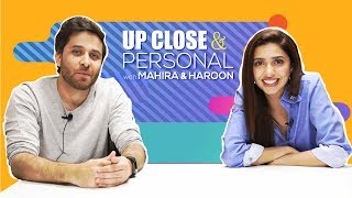 Up Close and Personal with Mahira Khan amp Haroon Shahid [upl. by Noislla402]