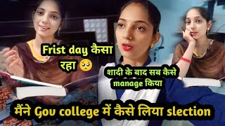 कितना मुश्किलआसान रहा मेरे लिए ये सफ़र🥺collage में कैसा रहा आज का दिन🥹studymotivationyoutuber [upl. by Winola]