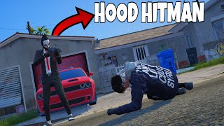 I Spent 24 Hours As The HOOD HITMAN in GTA 5 RP [upl. by Nahgaem]