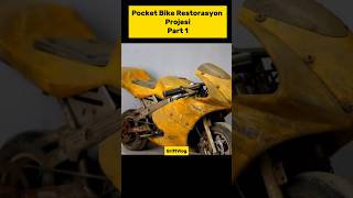 Hurda Pocket Bike Restorasyonu  Yılların Yıprattığı Motor Hayat Buldu restorasyon pocketbike [upl. by Isobel]