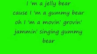 The Gummy Bear Song Lyricswmv [upl. by Debee]