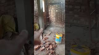 kitchen modify construction jankari new design no complete filhal demo 🤔👍 ek kitchen teen kam [upl. by Luba]