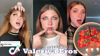 Best Of Valeriya Eros MakeUp TikToks  Valeriya Eros TikTok MakeUp Removal [upl. by Ayerim]