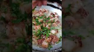 RECETA PULPO AL AJO  ¡DELISIOSO pulpoalajo pulporeceta pulpo [upl. by Ecyak]