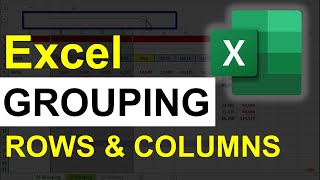 Excel Grouping Rows and Columns  How to Group in Excel [upl. by Aek]