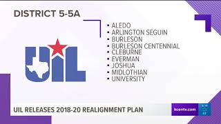 UIL releases 201820 realignment plan [upl. by Daffodil]