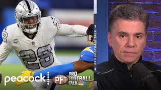 Chargers Raiders meet in highstakes SNF matchup  Pro Football Talk  NBC Sports [upl. by Ola]