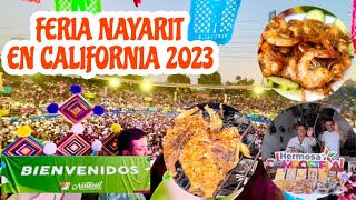 FERIA NAYARIT EN CALIFORNIA 2023 Un poquito de lo que se vive ahí 👏🏼👏🏼👏🏼 [upl. by Marlane]