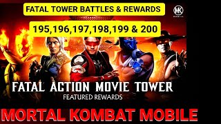 ACTION MOVIE TOWER FATAL 195 196 197 198 199 amp 200 Final BOSS  MK MOBILE TAMIL GAMEPLAY [upl. by Metsky]