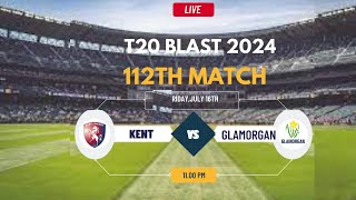 Kent vs Glamorgan  South Group  Vitality T20 Blast [upl. by Knudson]