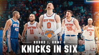 Knicks are moving on  Knicks vs Sixers Game 6 recap  2024 NBA Playoffs [upl. by Odlawso]