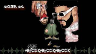 ANUEL AA  GLOCK GLOCKGLOCK INSTRUMENTAL  BEAT 2023 CERO copyright [upl. by Danna]