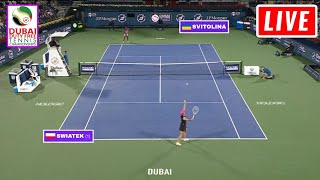 Swiatek vs Svitolina Live Streaming  Dubai Championships  Elina Svitolina vs Iga Swiatek Live [upl. by Ettenan]