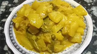 Lauki Ki Sabzi  Kashmiri Style Sabaz Alle Syuan  Green Bottle Gourd Recipe [upl. by Nivad]