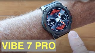 ZEBLAZE VIBE 7 PRO BT Calling AMOLED AlwaysOn Display 3ATM BT5 Fitness Smartwatch Unbox amp 1st Look [upl. by Izaak655]