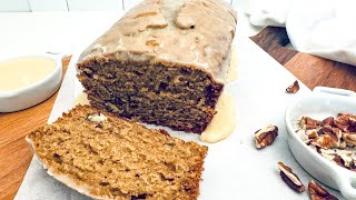 Applesauce Spice Cake With Maple Glaze Recipe [upl. by Ahsinek372]