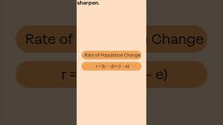 Exponential Growth  How To Calculate The Rate Of Population Change ecology populationgrowth [upl. by Luaped948]