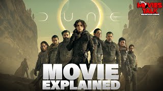 DUNE Part One Movie Explained  Best 2021 ScifiAdventure  Summarized हिन्दी [upl. by Arval]