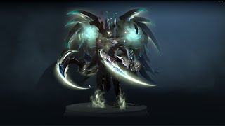 Terrorblade Arcana Plague Grey Dota 2 [upl. by Anoirtac]