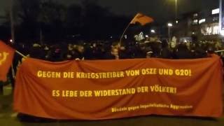 OSZEGipfel in Hamburg Die am besten geschützte Demo der Welt [upl. by Tniassuot]