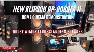 New KLIPSCH RP8060FAII Dolby Atmos Floorstanding Speaker [upl. by Arraek57]