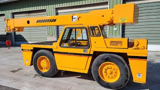 1997 Broderson IC200 Carrydeck walk around 4cyl John Deere diesel engine [upl. by Alit982]