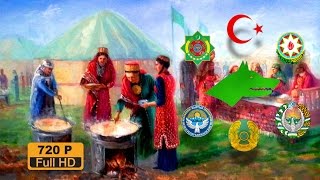 Anayurt marşı Turan marşı quotÖzbek Türkmen Uygur Tatar Azer bir boydurquot [upl. by Ambros]