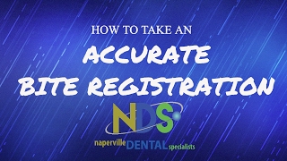 HOW TO TAKE AN ACCURATE BITE REGISTRATION [upl. by Ardnaek]