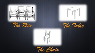 The Row The Table The Chair Week 2  The Table [upl. by Ahsieyt]