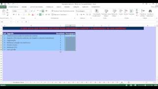 Como tranformar valores em percentual  Excel [upl. by Maccarthy801]