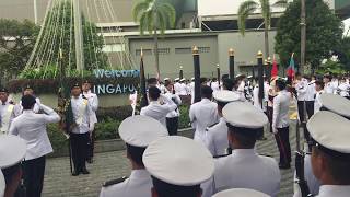 Singapore National Day Parade 2018 Uncasing of Colours Ceremony [upl. by Anihpesoj]