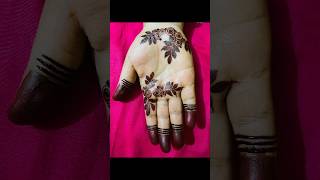 Easy mehndi Design for Navratri special❤🥳mehndi mehndidesign trending shorts debasmita496 [upl. by Ammadas]