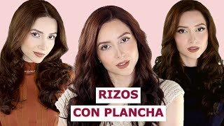 Como Hacer RIZOS con Plancha 👩‍🦱 [upl. by Inglis]